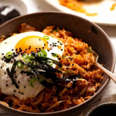 Kimchi Fried Rice and Jangjorim Rice